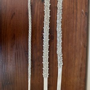 Pack of 3 Bridal Belts: Never Used!